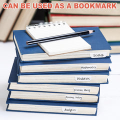Leyzan pre-stamped foldable index tabs simplify labeling and customization.