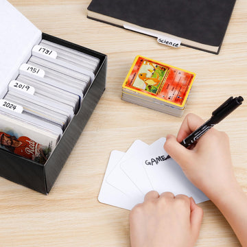 Leyzan rounded-corner protection preserves card edges while you organize.
