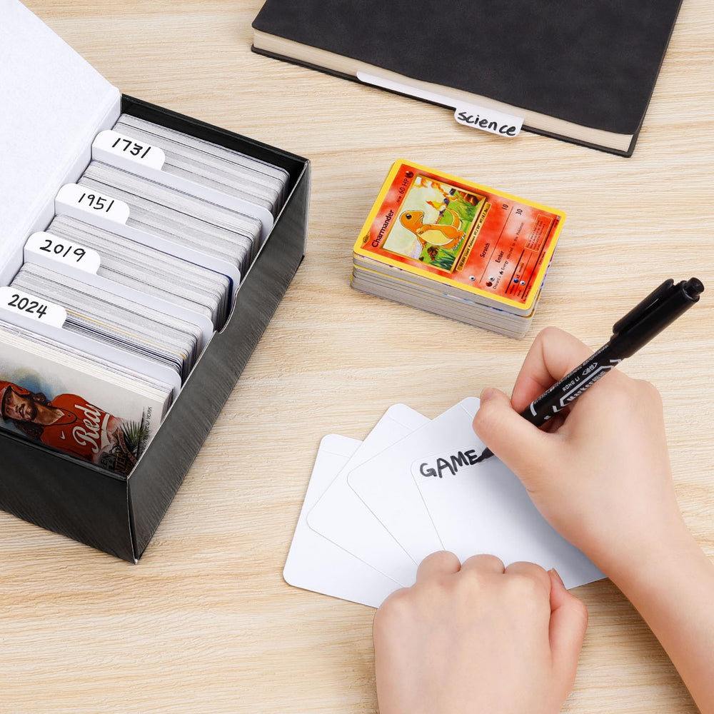 Leyzan rounded-corner protection preserves card edges while you organize.