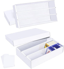 Leyzan storage box with 2400-card capacity for bulk organization