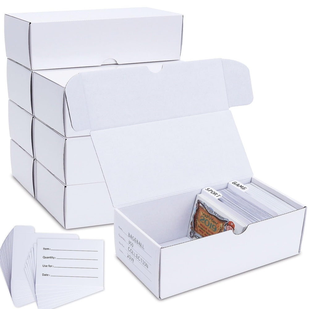 Leyzan trading card storage box 8-pack front view shows compact, stackable organization for MTG decks