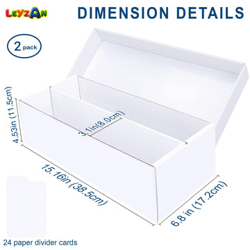 Leyzan divider cards writable tabs help label MTG and TCG collections.