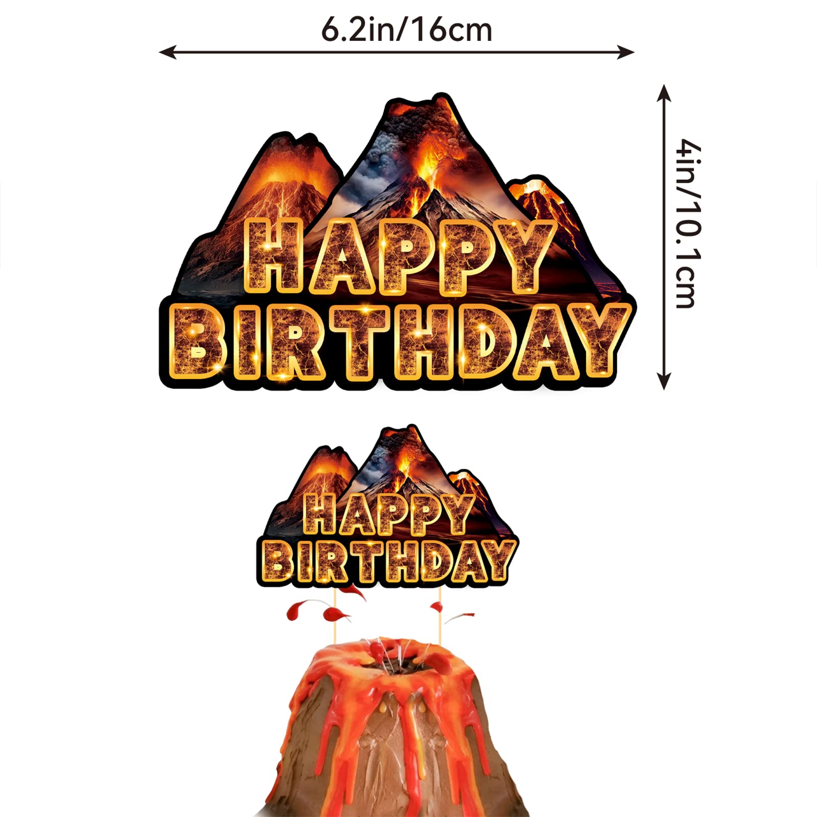 LFCFDX volcano balloons bring colorful, festive height to the party.