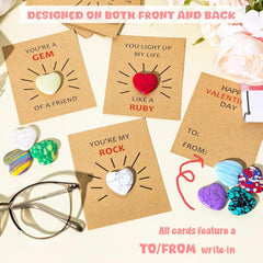 LFENYIGI Valentines Day cards with six designs, easy to hand out