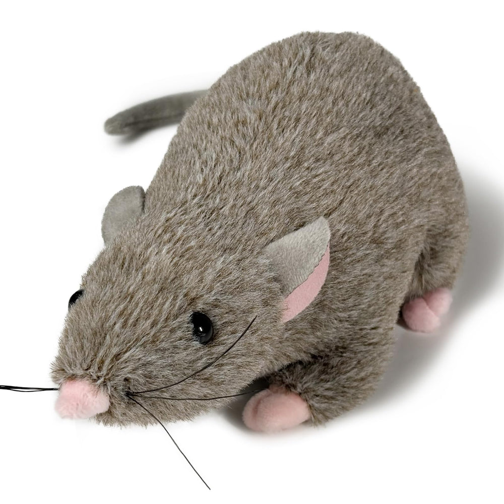 Lhcn021 rat plush close-up round body for cuddling and collecting