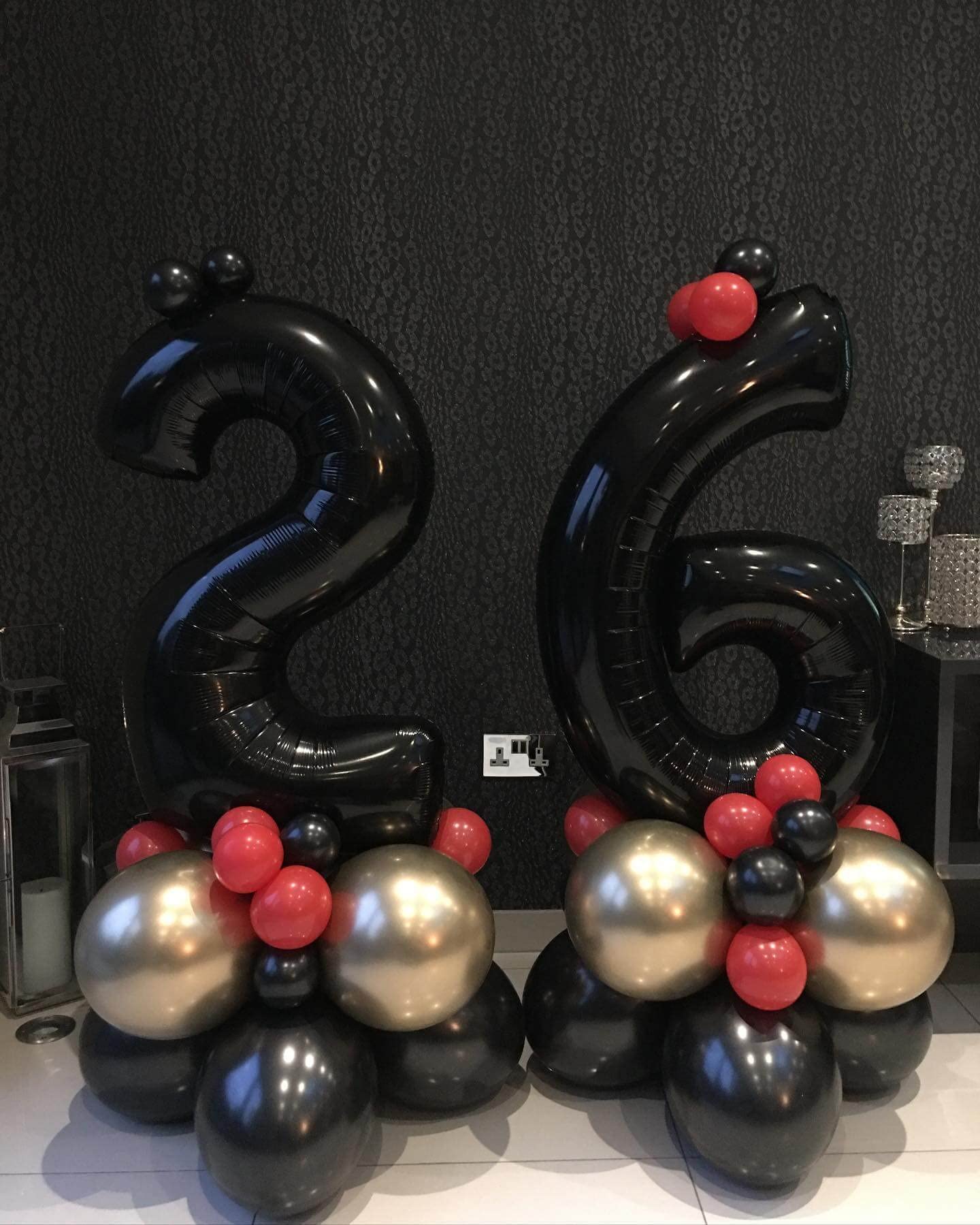 LHOAVWE giant foil numbers for impressive event decorations