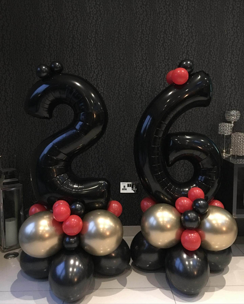 LHOAVWE giant foil numbers for impressive event decorations