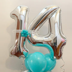 LHOAVWE giant number balloons for wall decor that enhances photos and events.