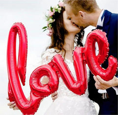 LHOAVWE hot pink heart balloon 18-inch, ideal for bridal showers and anniversaries.