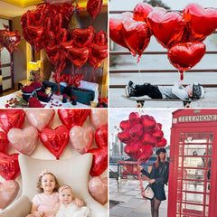 LHOAVWE wedding and baby shower heart balloons enhance romantic decorations