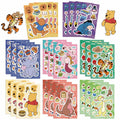 LHST Make a Face Winnie Pooh stickers sheet showing eight princess patterns for teens