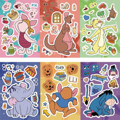 Removable Winnie Pooh stickers without residue for easy re-styling