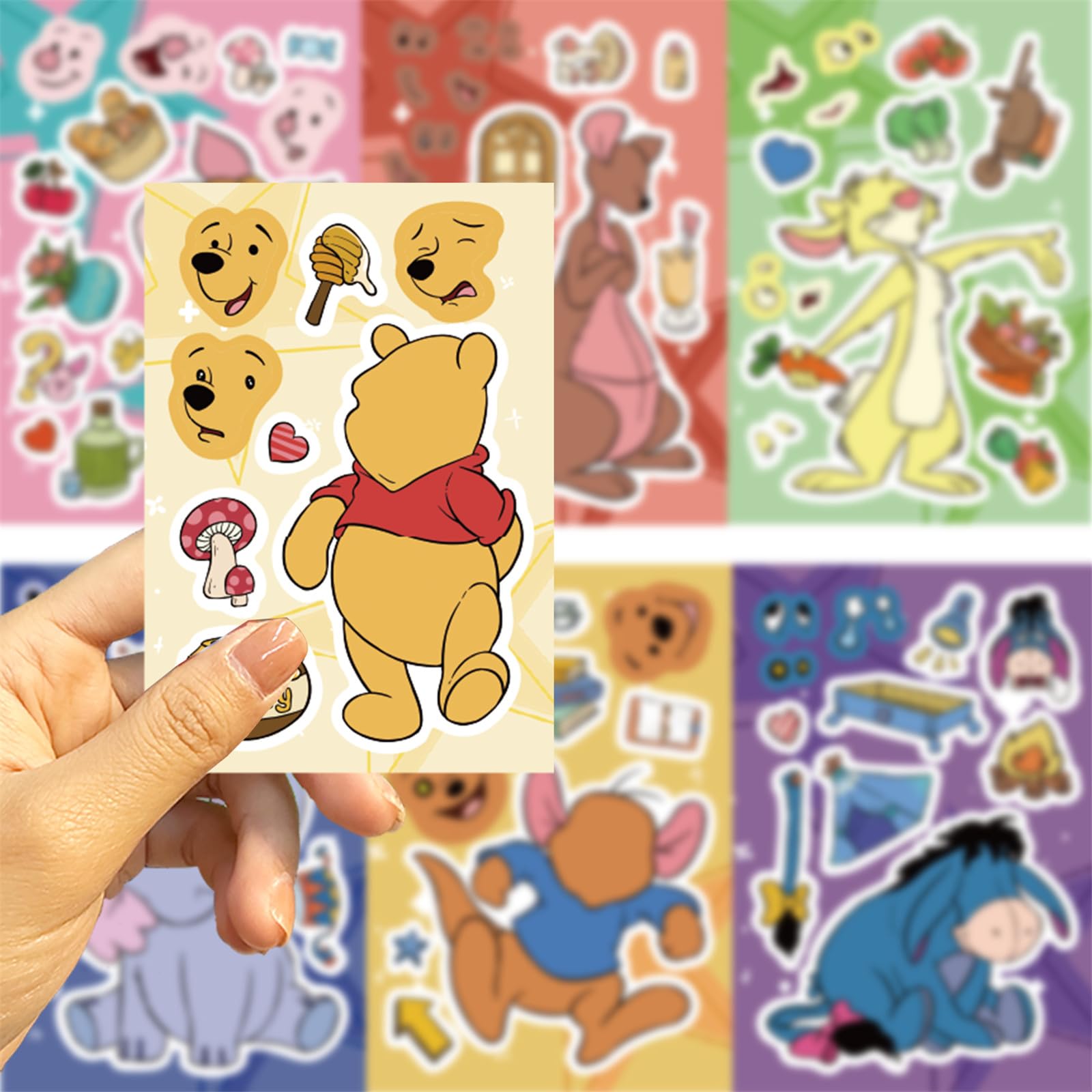 Complete LHST Winnie Pooh sticker pack ideal as gifts and party favors