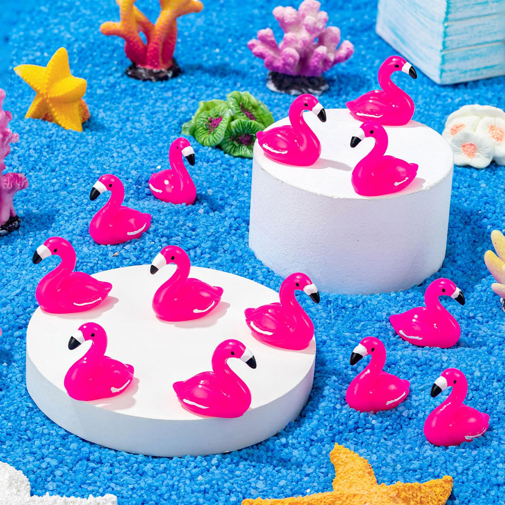 LHSYFBZ mini flamingo bonsai display, lightweight and cute