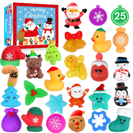 LIAM&AVA Christmas squishy 25-pack set for festive party favors