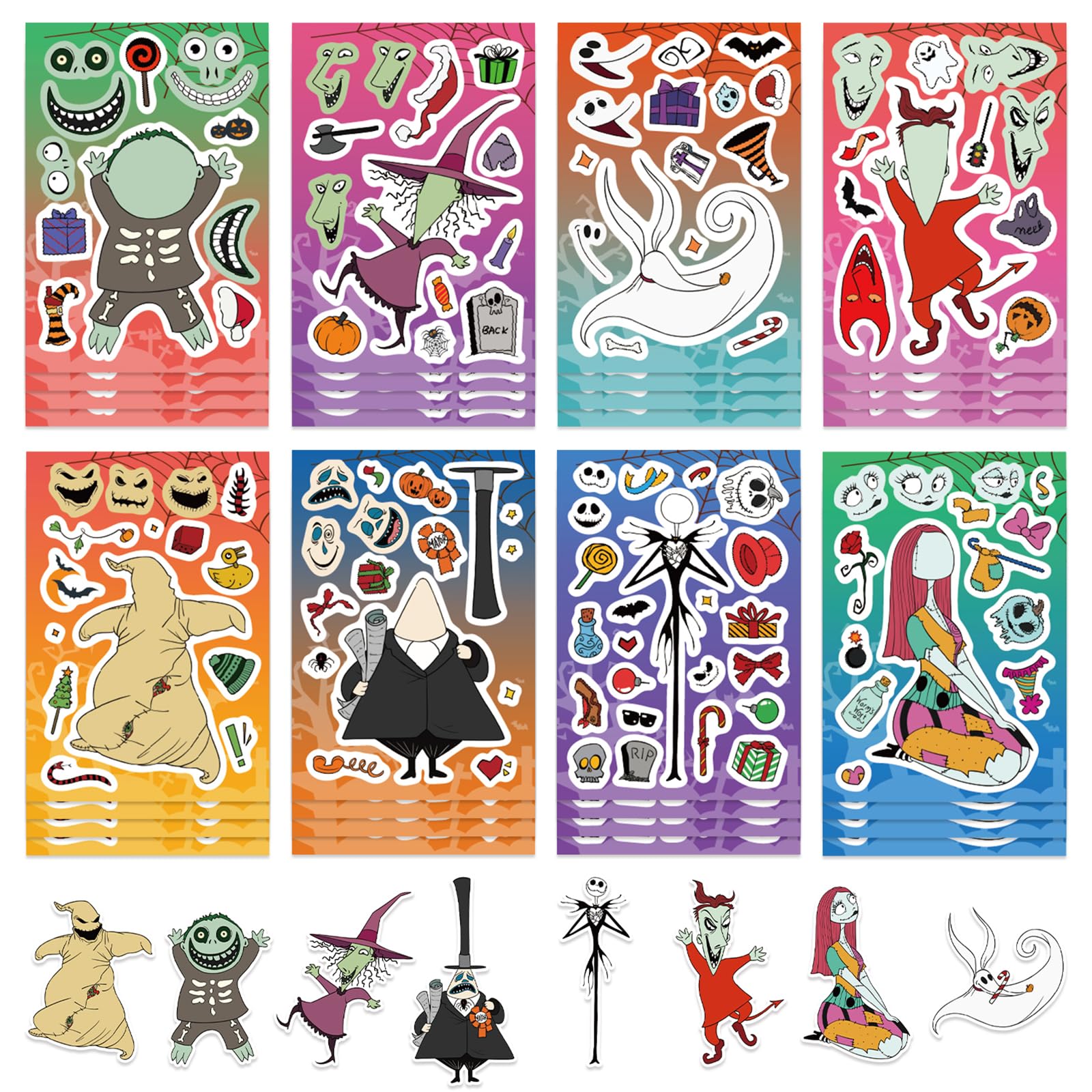 LIANKONG 8-pattern designs ideal for mix-and-match character fun.