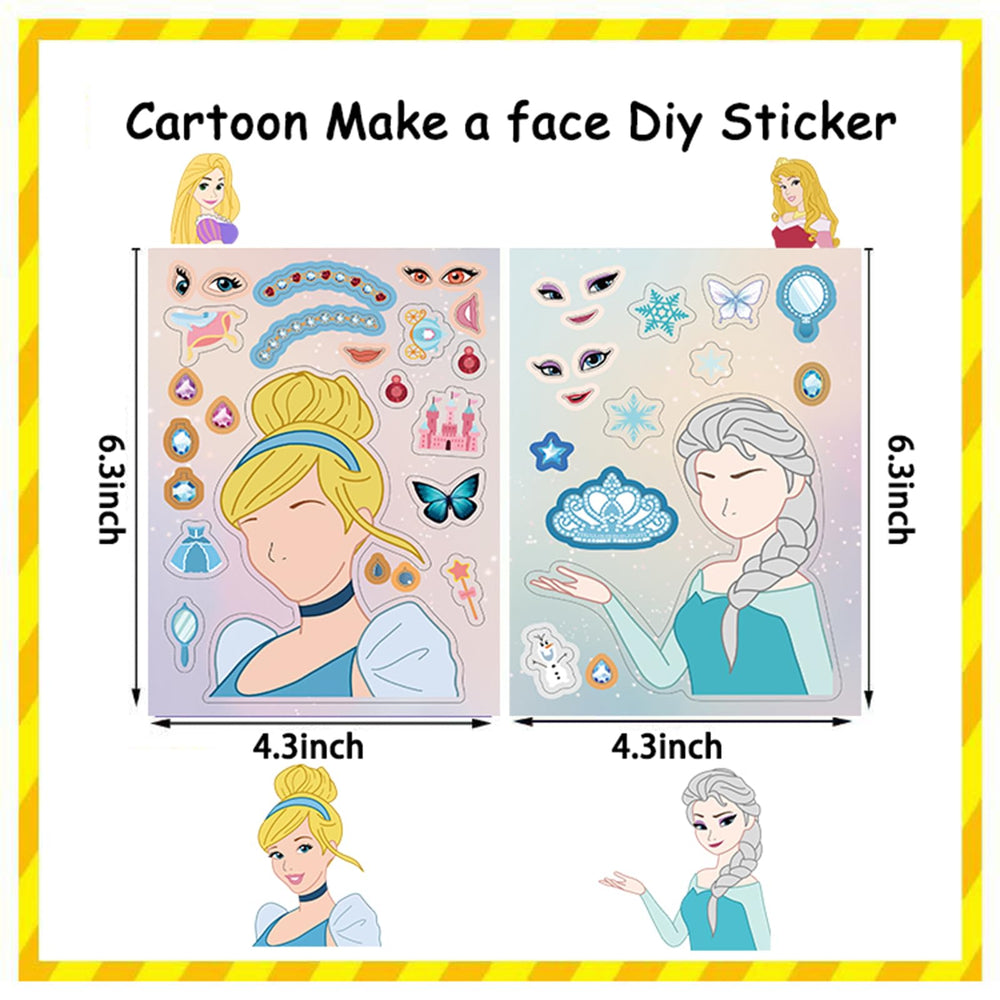 LIANKONG Make-a-face stickers in use on notebooks, bottles, and laptops