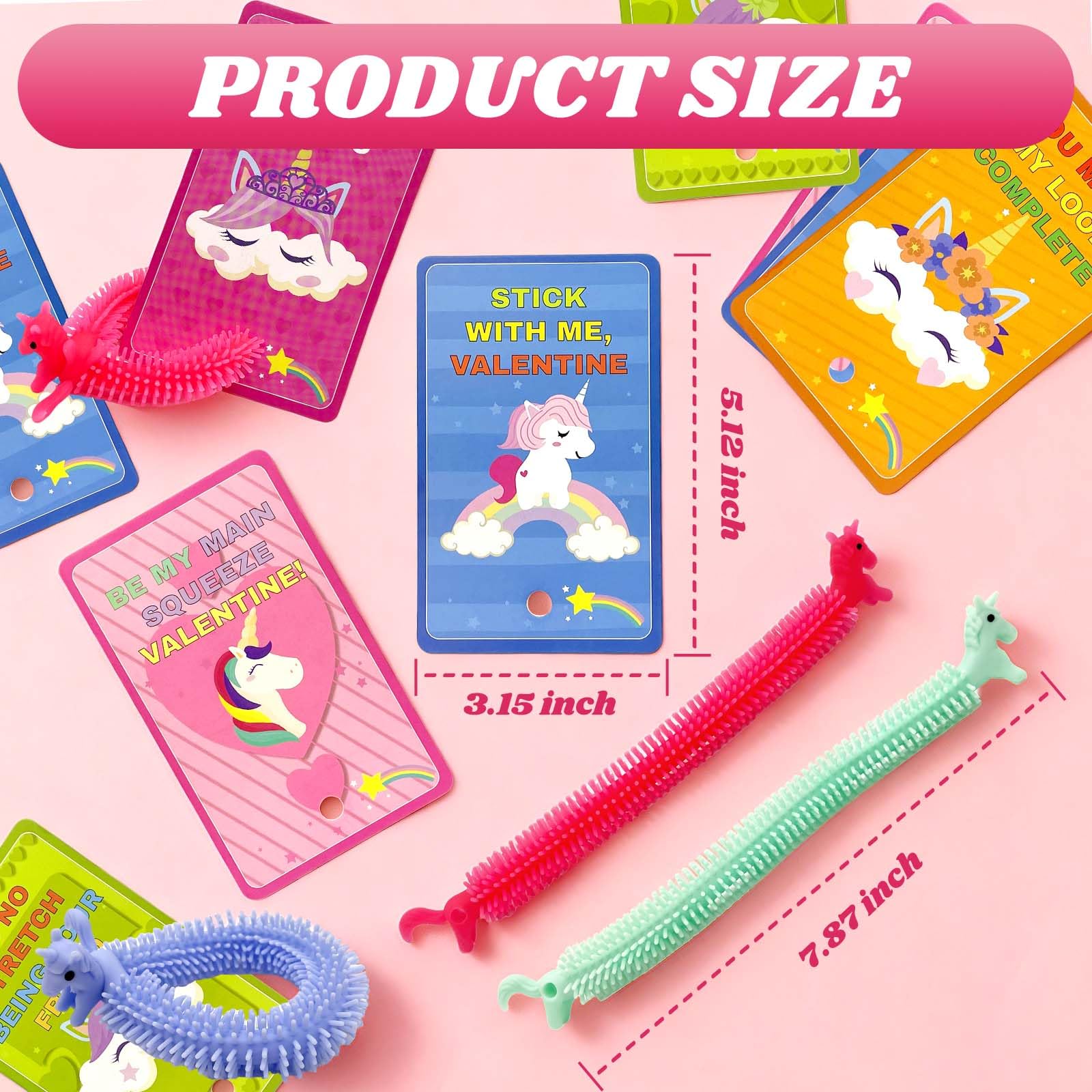 LIANORIST Valentines set—25 cards and unicorns, ready for gifting.