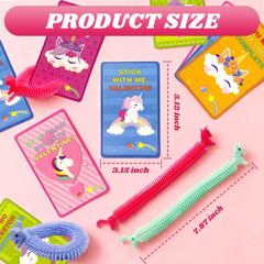 LIANORIST Valentines set—25 cards and unicorns, ready for gifting.