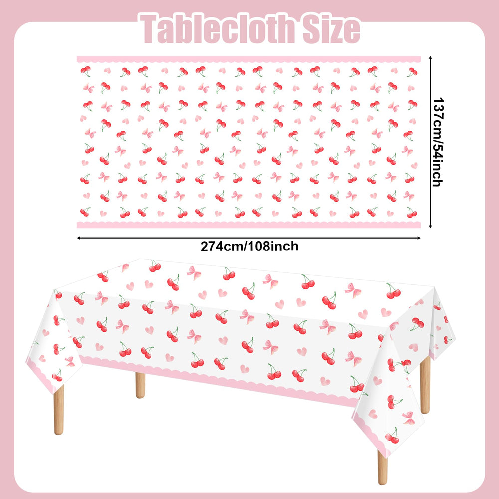 Lianxuia cherry pattern with hearts adds sweet charm to events.
