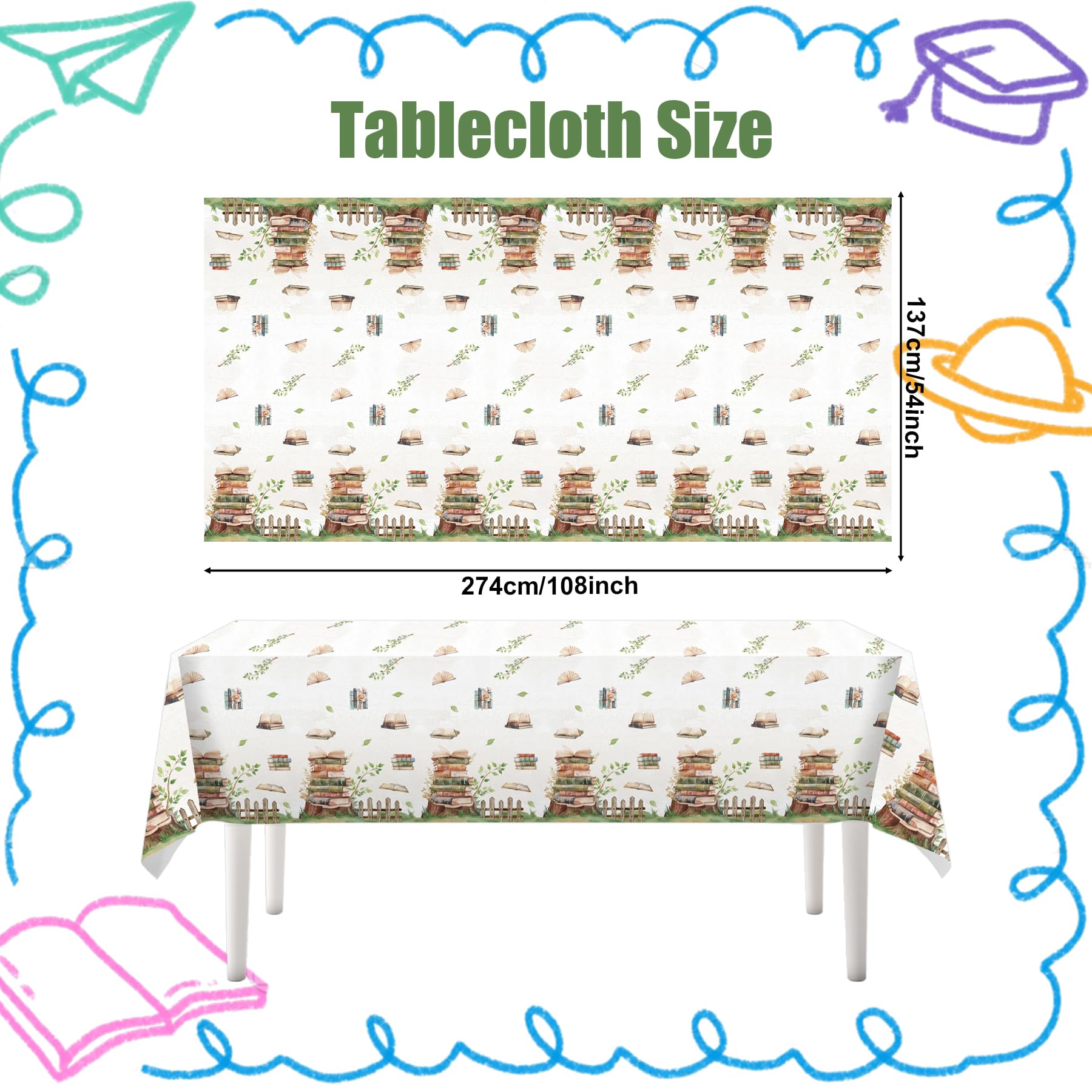 Lianxuia smooth-surface tablecloth makes wiping spills quick and easy.