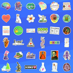 LIAOWL math and science stickers on a notebook for study motivation