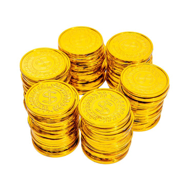 Liatunou party decor coins gold ideal as centerpiece accents