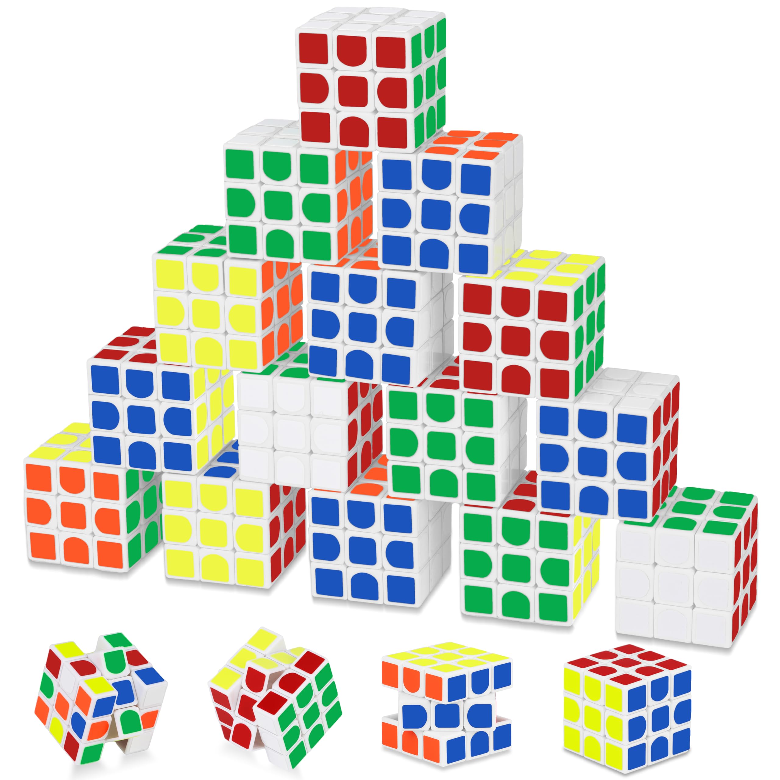 Libay Mini Cube in vibrant colors, ideal for classroom rewards and focused play.