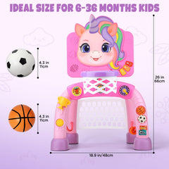 Liberry basketball and football included expand play options.