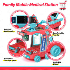 Liberry Doctor Kit in use by kids during pretend visits