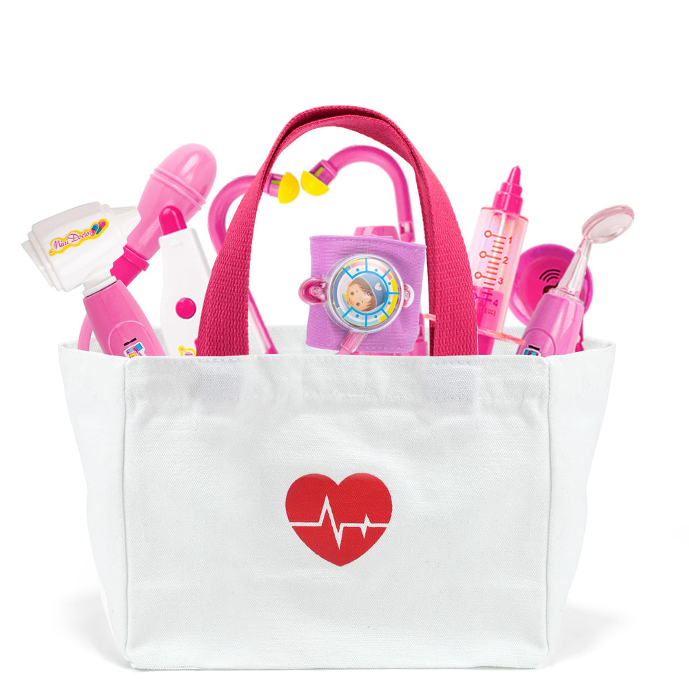 Liberry Doctor Kit pink gauge indicator showing rotating display during care