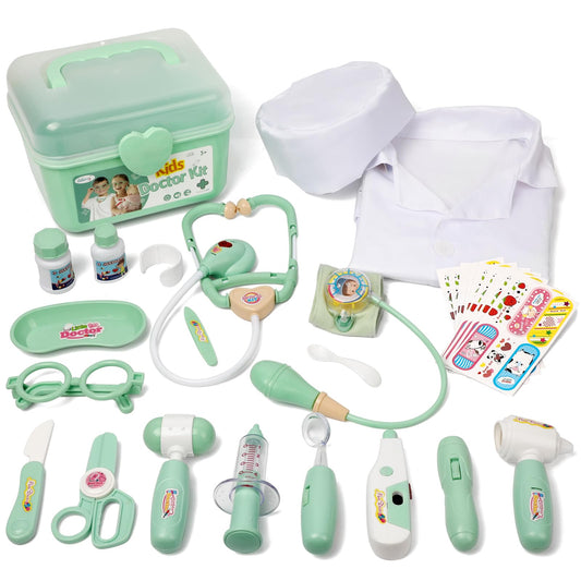 Liberry doctor kit stethoscope close-up for imaginative medical play