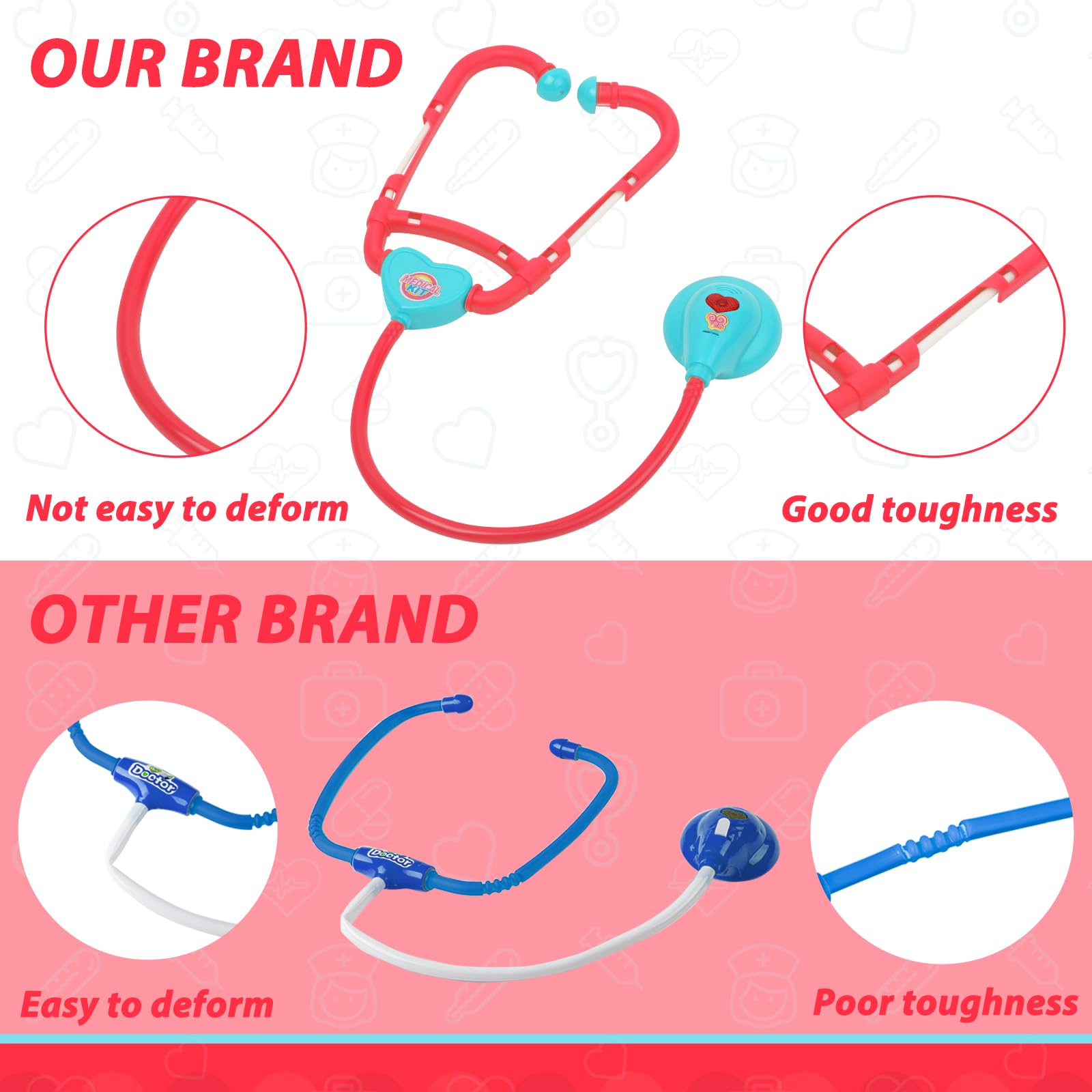 Liberry Doctor Kit stethoscope for realistic doctor interactions
