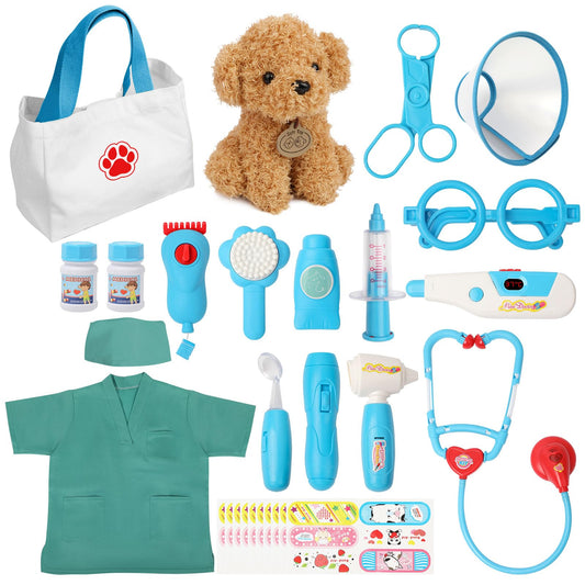 Liberry Doctor Kit storage bag keeps tools organized for easy pretend play