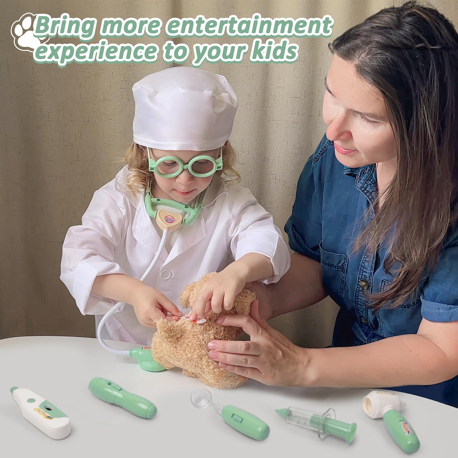 Liberry safety glasses add a realistic vet look