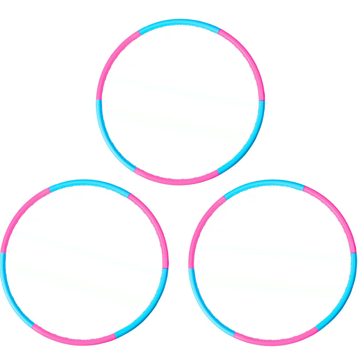 Liberry kids exercise hoop assembled with detachable sections for easy storage