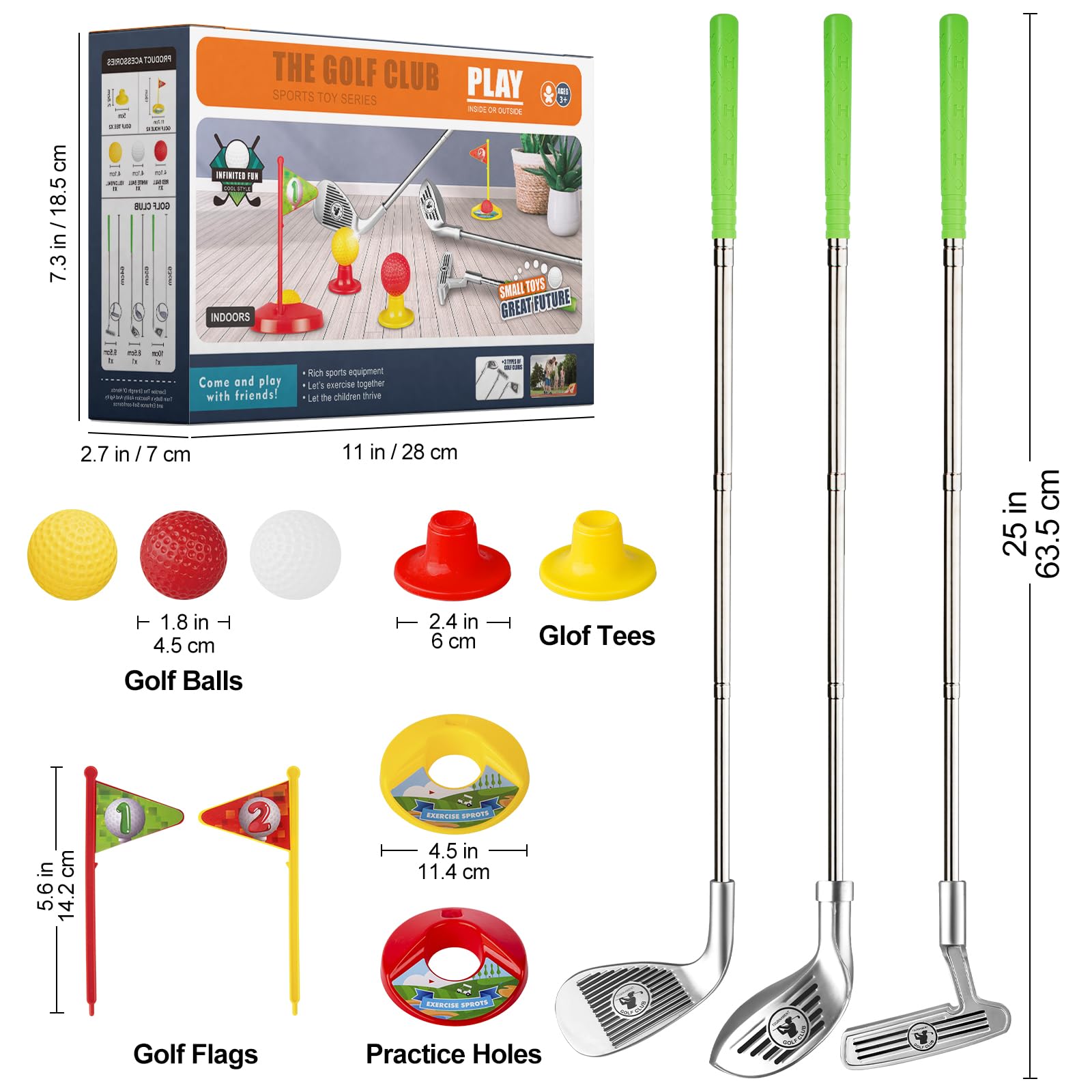 Liberry indoor-outdoor play set supports practice anywhere from living room to yard