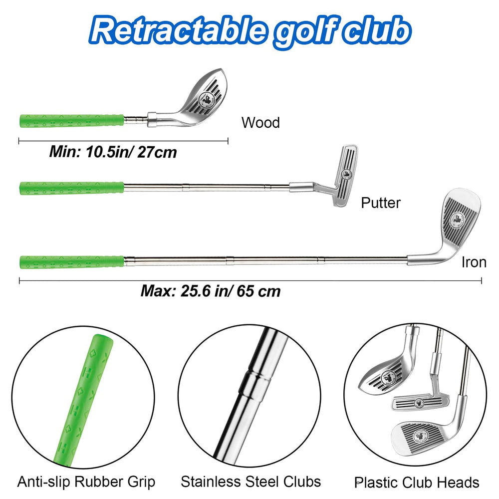 Liberry Adjustable Clubs grow with your child for comfortable, long lasting play.