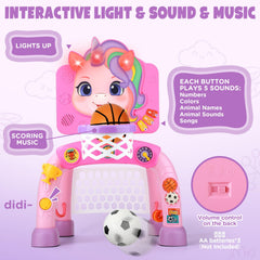 Liberry LED lights panel provides colorful rewards and engaging visuals.