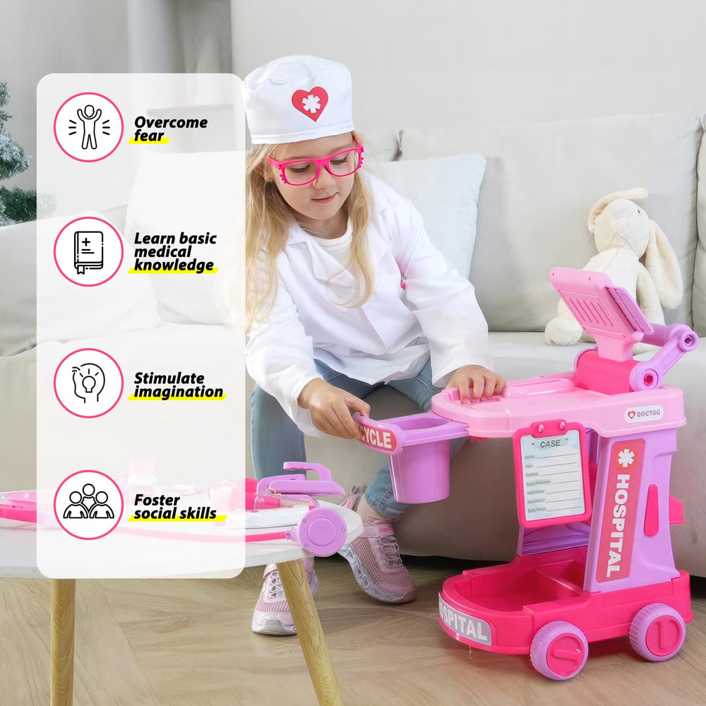 Liberry scissors provide durable, safe pretend tools for medical play.