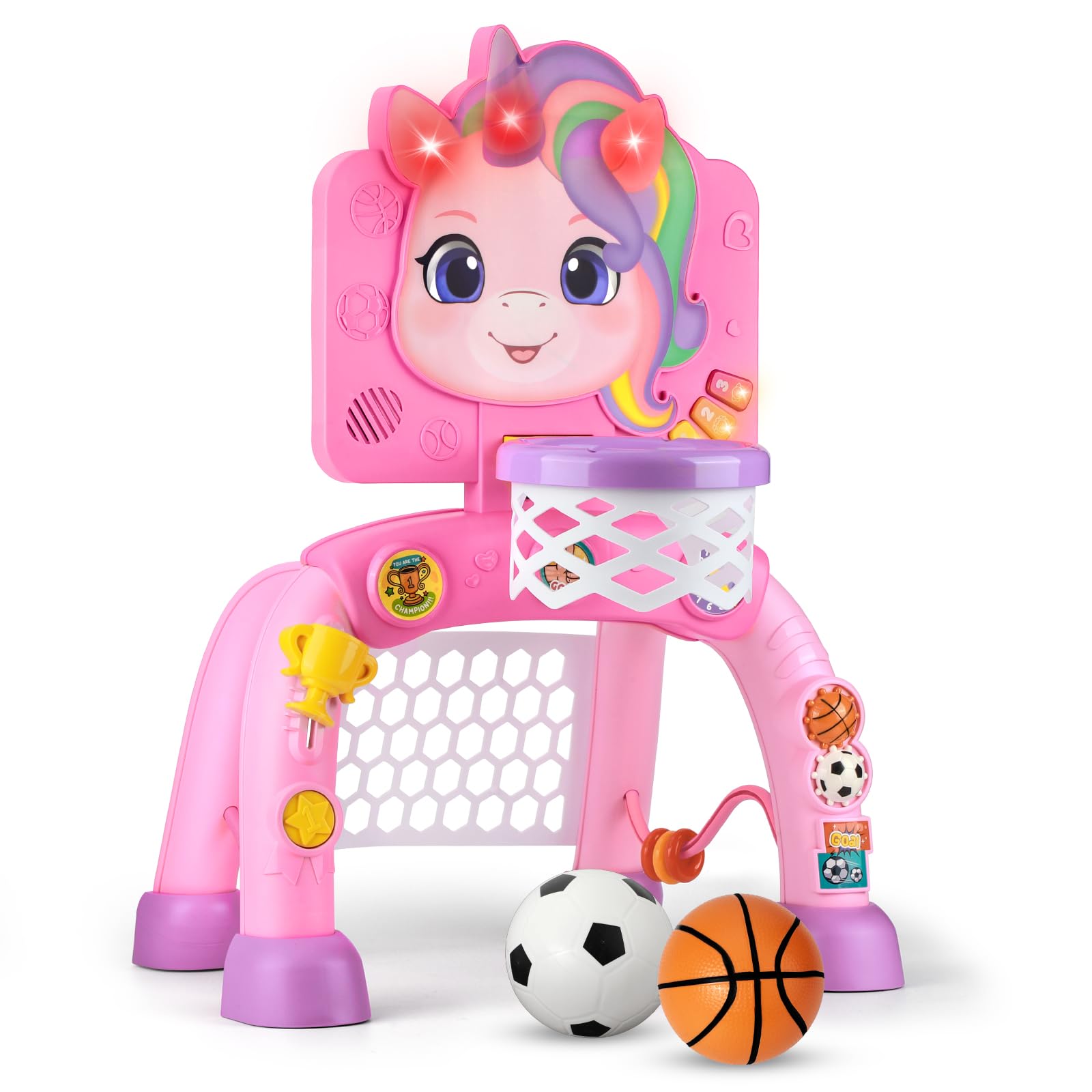 Liberry toddler basketball hoop supports early coordination and active play.