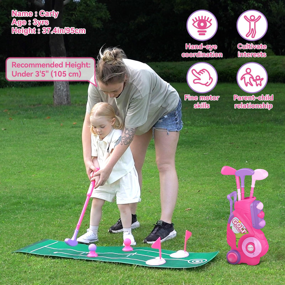 Liberry toddler golf putter left-handed compatible club for versatile play.