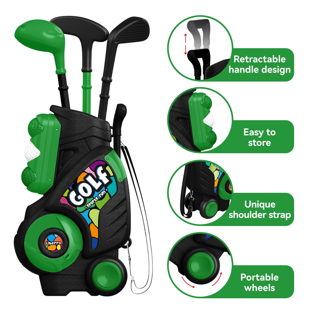 Liberry toddler golf clubs for kids with realistic design