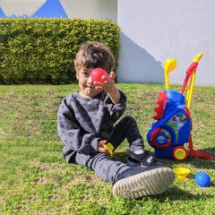 Liberry golf toy is suitable indoors or outdoors for growing skills.