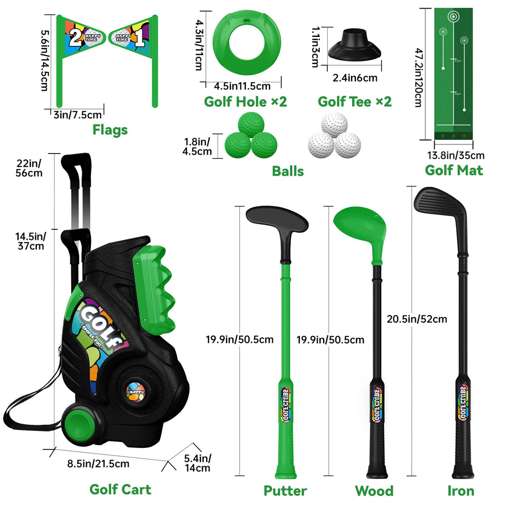 Liberry toddler golf set contents is an all-in-one gifting kit