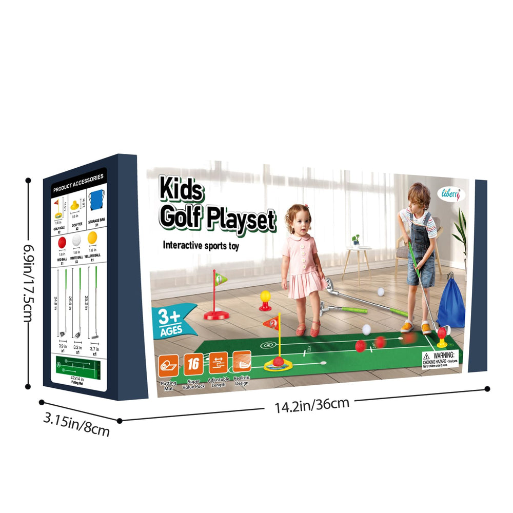Liberry golf tees support steady strokes on flat surfaces.