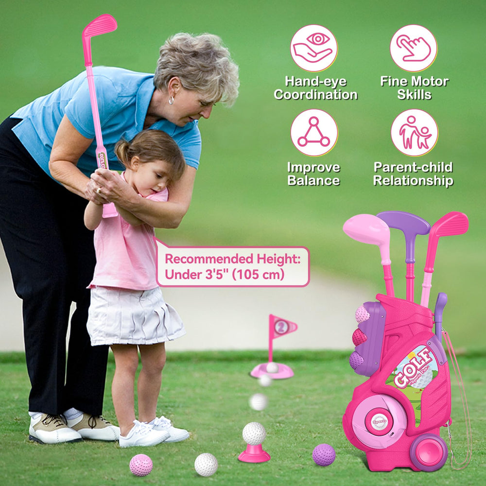Liberry toddler golf set left-handed friendly clubs for versatile swings