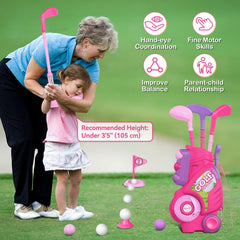 Liberry toddler golf set left-handed friendly clubs for versatile swings