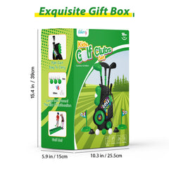 Liberry toddler golf set packaging is gift-ready and portable