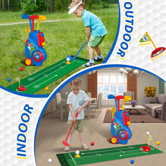 Liberry woods club helps kids practice longer tee shots with small hands.